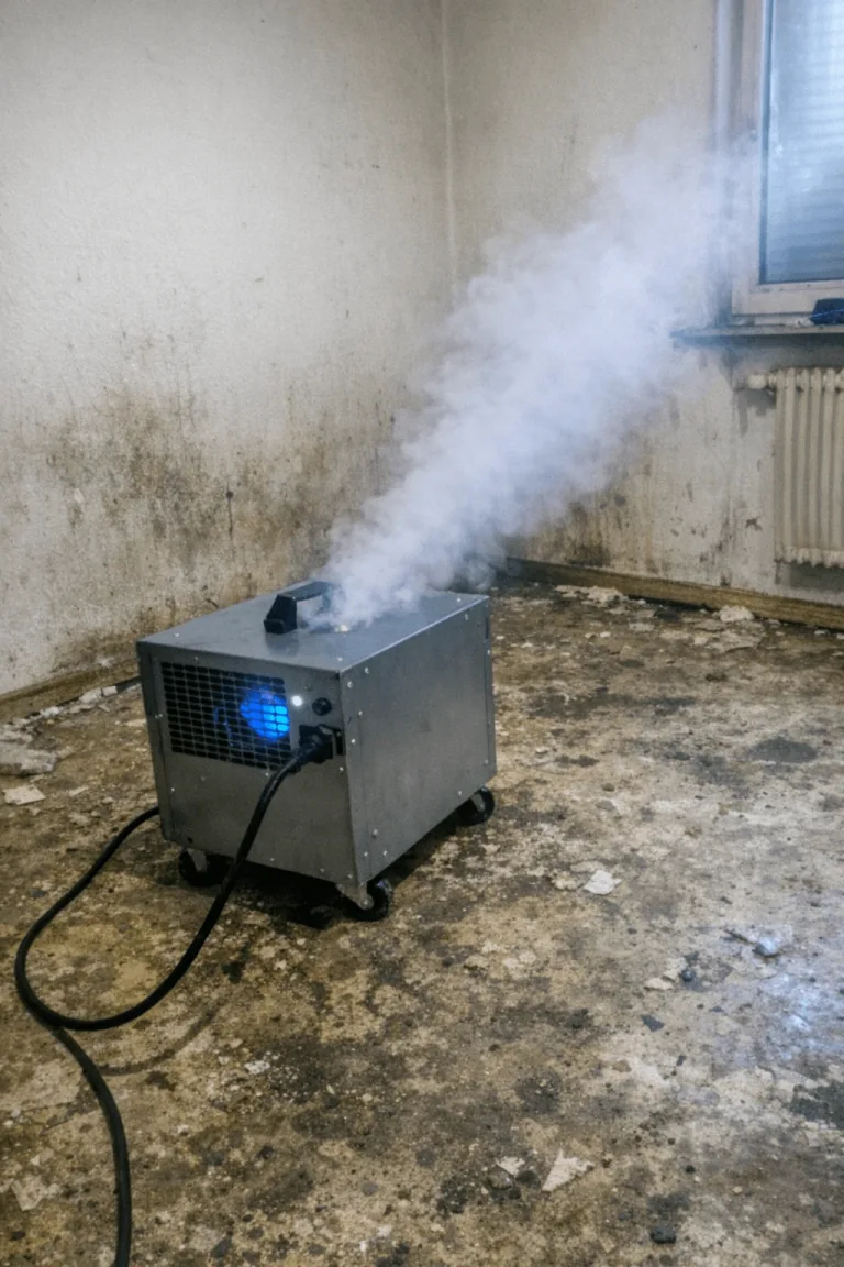 Spezialausrüstung für die professionelle Geruchsneutralisation in Innenräumen